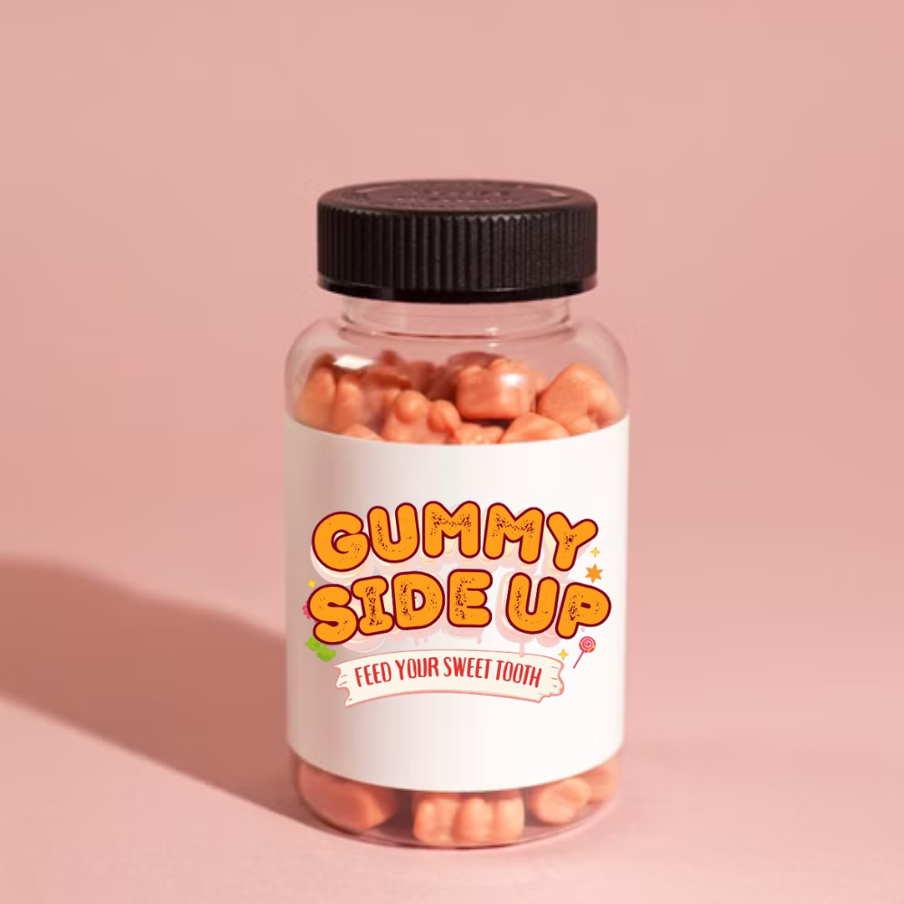 wine gummies in a container